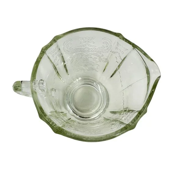 Depression Glass Federal Madrid Clear Creamer Pitcher - Picture 3 of 5